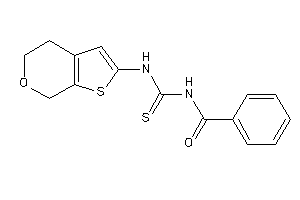 N-(5,7-dihydro-4H-thieno[2,3-c]pyran-2-ylthiocarbamoyl)benzamide