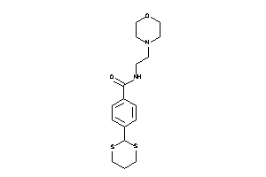 4-(1,3-dithian-2-yl)-N-(2-morpholinoethyl)benzamide