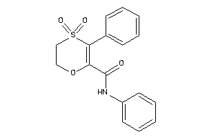 4,4-diketo-N,5-diphenyl-2,3-dihydro-1,4-oxathiine-6-carboxamide