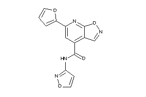 6-(2-furyl)-N-isoxazol-3-yl-isoxazolo[5,4-b]pyridine-4-carboxamide