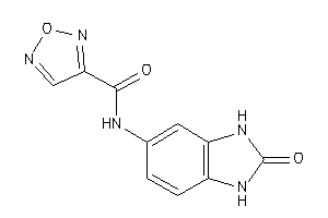 N-(2-keto-1,3-dihydrobenzimidazol-5-yl)furazan-3-carboxamide