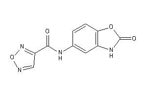 N-(2-keto-3H-1,3-benzoxazol-5-yl)furazan-3-carboxamide