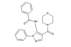 Image of N-[4-(morpholine-4-carbonyl)-2-phenyl-pyrazol-3-yl]benzamide
