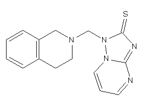 1-(3,4-dihydro-1H-isoquinolin-2-ylmethyl)-[1,2,4]triazolo[1,5-a]pyrimidine-2-thione