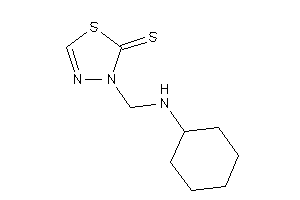 3-[(cyclohexylamino)methyl]-1,3,4-thiadiazole-2-thione