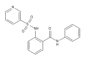 Image of N-phenyl-2-(3-pyridylsulfonylamino)benzamide