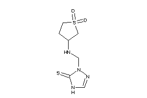 2-[[(1,1-diketothiolan-3-yl)amino]methyl]-4H-1,2,4-triazole-3-thione