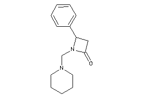 4-phenyl-1-(piperidinomethyl)azetidin-2-one