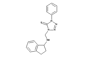 1-[(indan-1-ylamino)methyl]-4-phenyl-tetrazole-5-thione