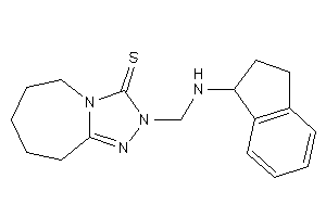 Image of 2-[(indan-1-ylamino)methyl]-6,7,8,9-tetrahydro-5H-[1,2,4]triazolo[4,3-a]azepine-3-thione