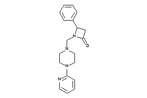 4-phenyl-1-[[4-(2-pyridyl)piperazino]methyl]azetidin-2-one