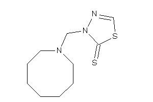 3-(azocan-1-ylmethyl)-1,3,4-thiadiazole-2-thione