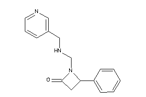 4-phenyl-1-[(3-pyridylmethylamino)methyl]azetidin-2-one