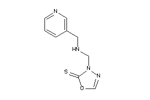 3-[(3-pyridylmethylamino)methyl]-1,3,4-oxadiazole-2-thione