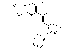 4-[(3-phenyl-1H-pyrazol-4-yl)methylene]-2,3-dihydro-1H-acridine