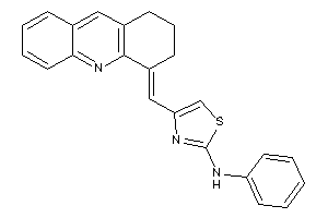 Image of [4-(2,3-dihydro-1H-acridin-4-ylidenemethyl)thiazol-2-yl]-phenyl-amine