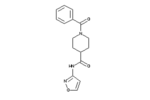1-benzoyl-N-isoxazol-3-yl-isonipecotamide