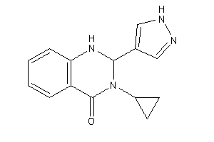 3-cyclopropyl-2-(1H-pyrazol-4-yl)-1,2-dihydroquinazolin-4-one
