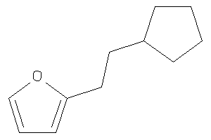 Image of 2-(2-cyclopentylethyl)furan
