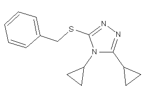 Image of 3-(benzylthio)-4,5-dicyclopropyl-1,2,4-triazole