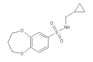 N-(cyclopropylmethyl)-3,4-dihydro-2H-1,5-benzodioxepine-7-sulfonamide