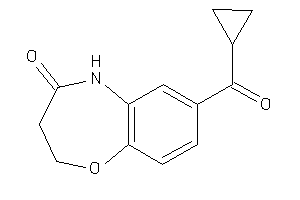 Image of 7-(cyclopropanecarbonyl)-3,5-dihydro-2H-1,5-benzoxazepin-4-one