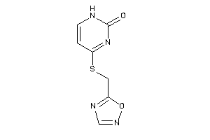 Image of 4-(1,2,4-oxadiazol-5-ylmethylthio)-1H-pyrimidin-2-one