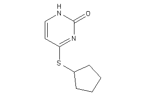 4-(cyclopentylthio)-1H-pyrimidin-2-one