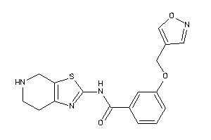 3-(isoxazol-4-ylmethoxy)-N-(4,5,6,7-tetrahydrothiazolo[5,4-c]pyridin-2-yl)benzamide