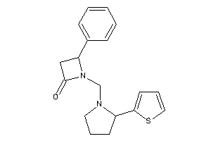 4-phenyl-1-[[2-(2-thienyl)pyrrolidino]methyl]azetidin-2-one