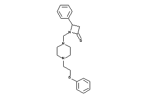 Image of 1-[[4-(2-phenoxyethyl)piperazino]methyl]-4-phenyl-azetidin-2-one