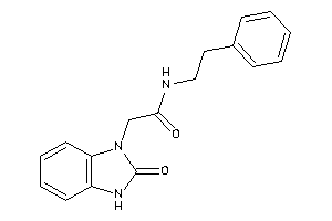 2-(2-keto-3H-benzimidazol-1-yl)-N-phenethyl-acetamide