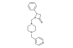 4-phenyl-1-[[4-(4-pyridylmethyl)piperazino]methyl]azetidin-2-one