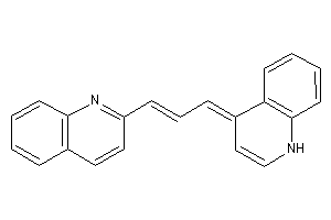 2-[3-(1H-quinolin-4-ylidene)prop-1-enyl]quinoline