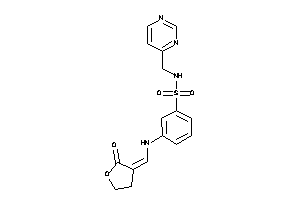 3-[(2-ketotetrahydrofuran-3-ylidene)methylamino]-N-(4-pyrimidylmethyl)benzenesulfonamide