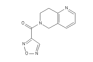 7,8-dihydro-5H-1,6-naphthyridin-6-yl(furazan-3-yl)methanone