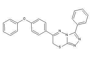 6-(4-phenoxyphenyl)-3-phenyl-7H-[1,2,4]triazolo[3,4-b][1,3,4]thiadiazine