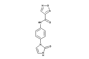 Image of N-[4-(2-keto-4-imidazolin-1-yl)phenyl]furazan-3-carboxamide