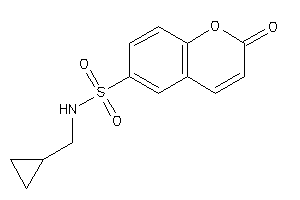N-(cyclopropylmethyl)-2-keto-chromene-6-sulfonamide