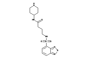 4-(piazthiol-4-ylsulfonylamino)-N-(4-piperidyl)butyramide