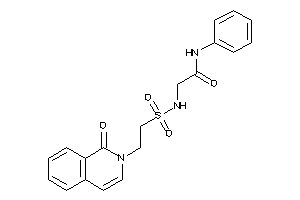 2-[2-(1-keto-2-isoquinolyl)ethylsulfonylamino]-N-phenyl-acetamide