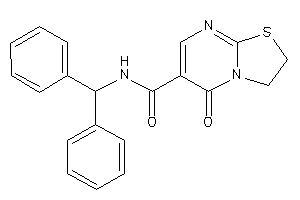 N-benzhydryl-5-keto-2,3-dihydrothiazolo[3,2-a]pyrimidine-6-carboxamide