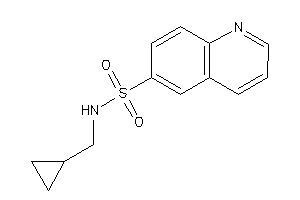 N-(cyclopropylmethyl)quinoline-6-sulfonamide