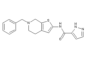 N-(6-benzyl-5,7-dihydro-4H-thieno[2,3-c]pyridin-2-yl)-1H-pyrazole-5-carboxamide