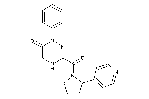 Image of 1-phenyl-3-[2-(4-pyridyl)pyrrolidine-1-carbonyl]-4,5-dihydro-1,2,4-triazin-6-one