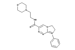 N-(2-morpholinoethyl)-8-phenyl-6,7-dihydroimidazo[2,1-c][1,2,4]triazin-8-ium-3-carboxamide