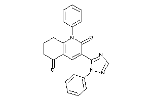 Image of 1-phenyl-3-(2-phenyl-1,2,4-triazol-3-yl)-7,8-dihydro-6H-quinoline-2,5-quinone