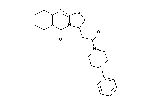 3-[2-keto-2-(4-phenylpiperazino)ethyl]-2,3,6,7,8,9-hexahydrothiazolo[2,3-b]quinazolin-5-one