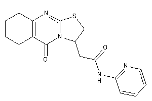 2-(5-keto-2,3,6,7,8,9-hexahydrothiazolo[2,3-b]quinazolin-3-yl)-N-(2-pyridyl)acetamide