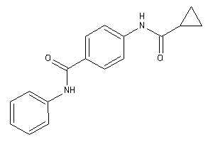 4-(cyclopropanecarbonylamino)-N-phenyl-benzamide